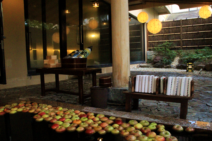 星野リゾート 界 アルプス 温泉には信州りんごの果実湯と月見酒 風情ある客室でも寛ぎ時間 Izumanix